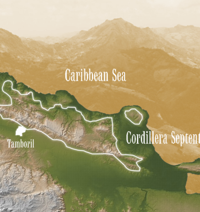 Dominican Republic Map Focus - Geographical Location of Aurea Montana Reserva 奥瑞山谷雪茄产地定位：多米尼加共和国地理区位示意图